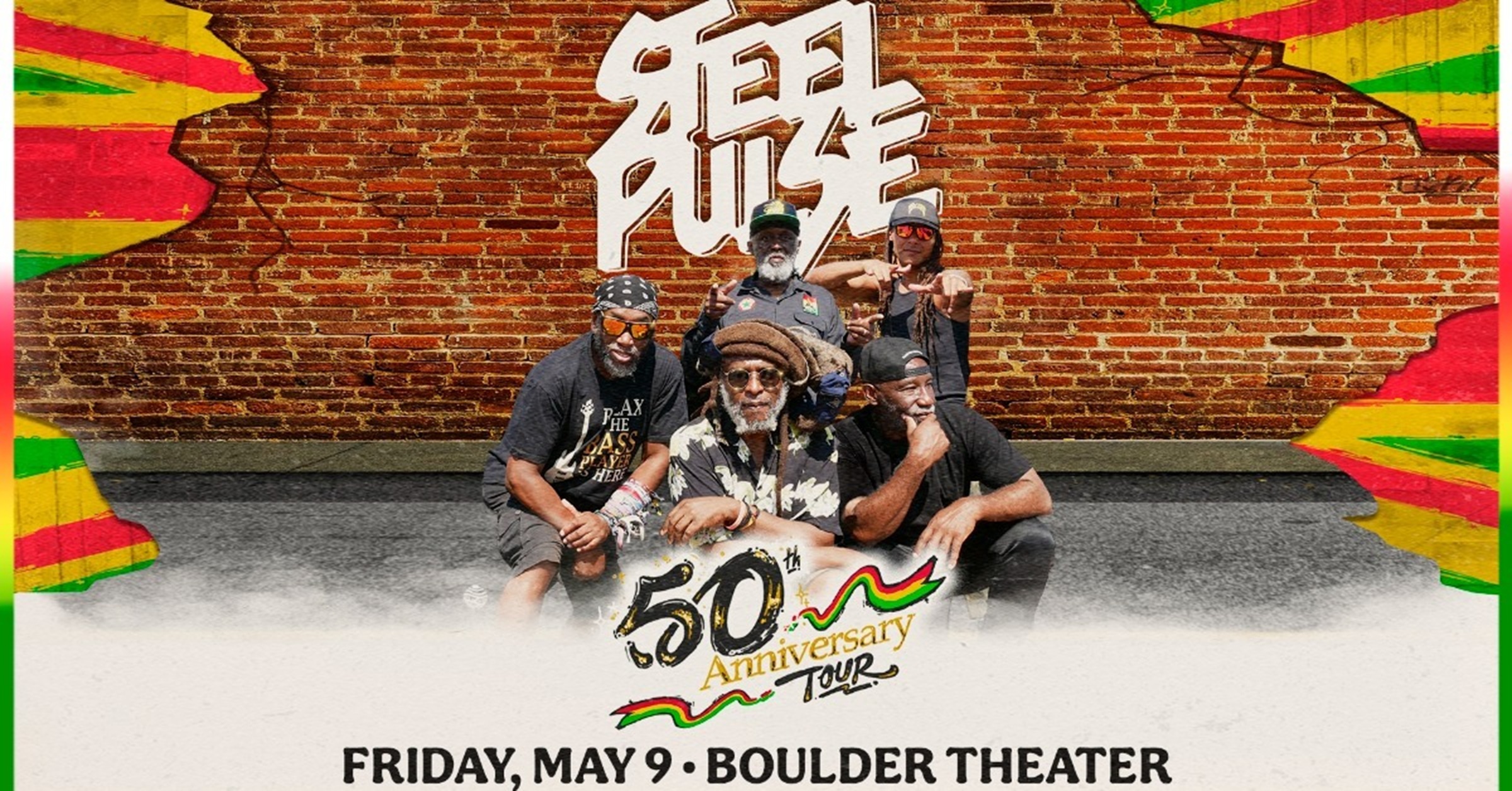 STEEL PULSE CELEBRATES 50TH ANNIVERSARY WITH CONSCIOUS REGGAE POWER