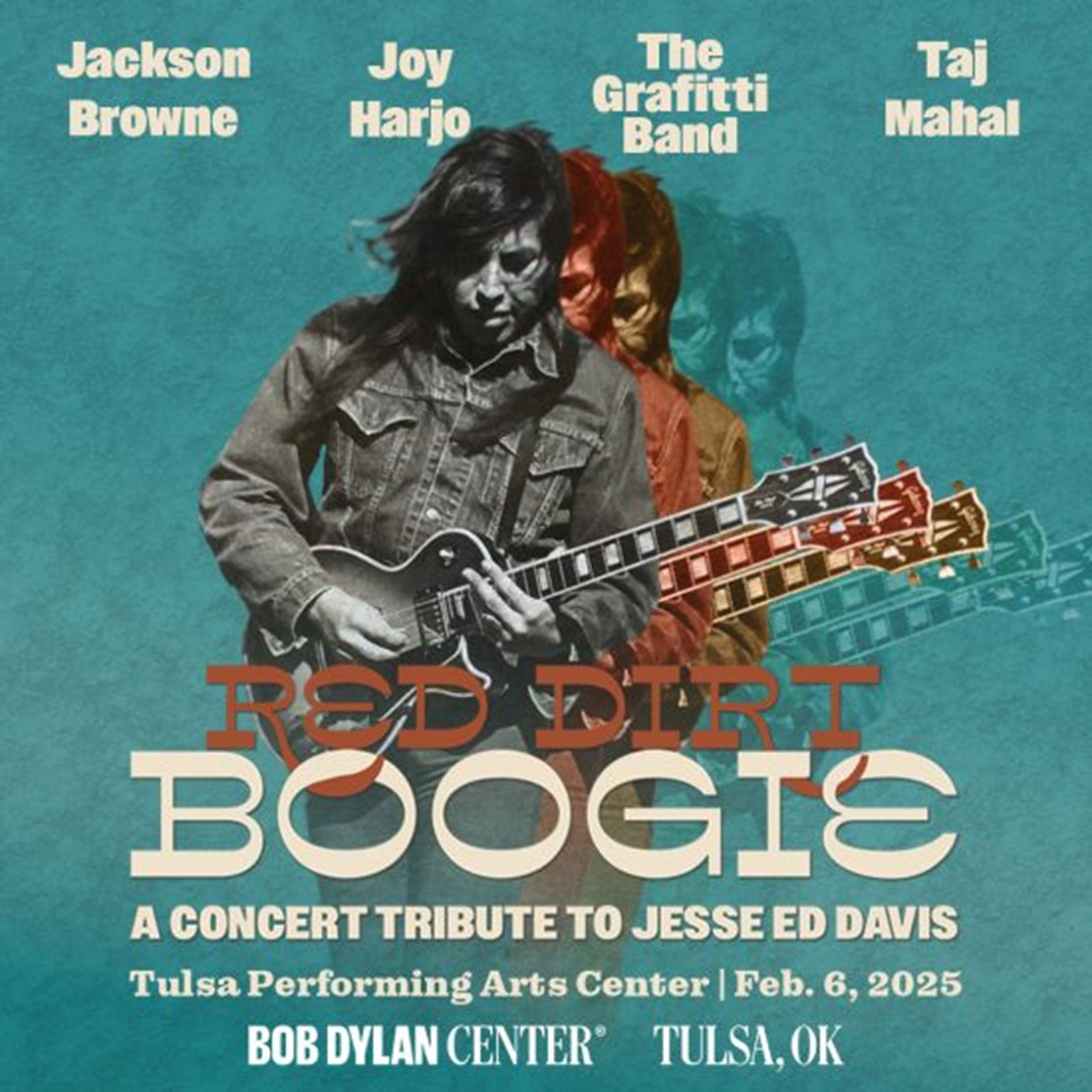 Red Dirt Boogie: A Concert Tribute to Jesse Ed Davis - Thursday, February 6 • Tulsa Performing Arts Center