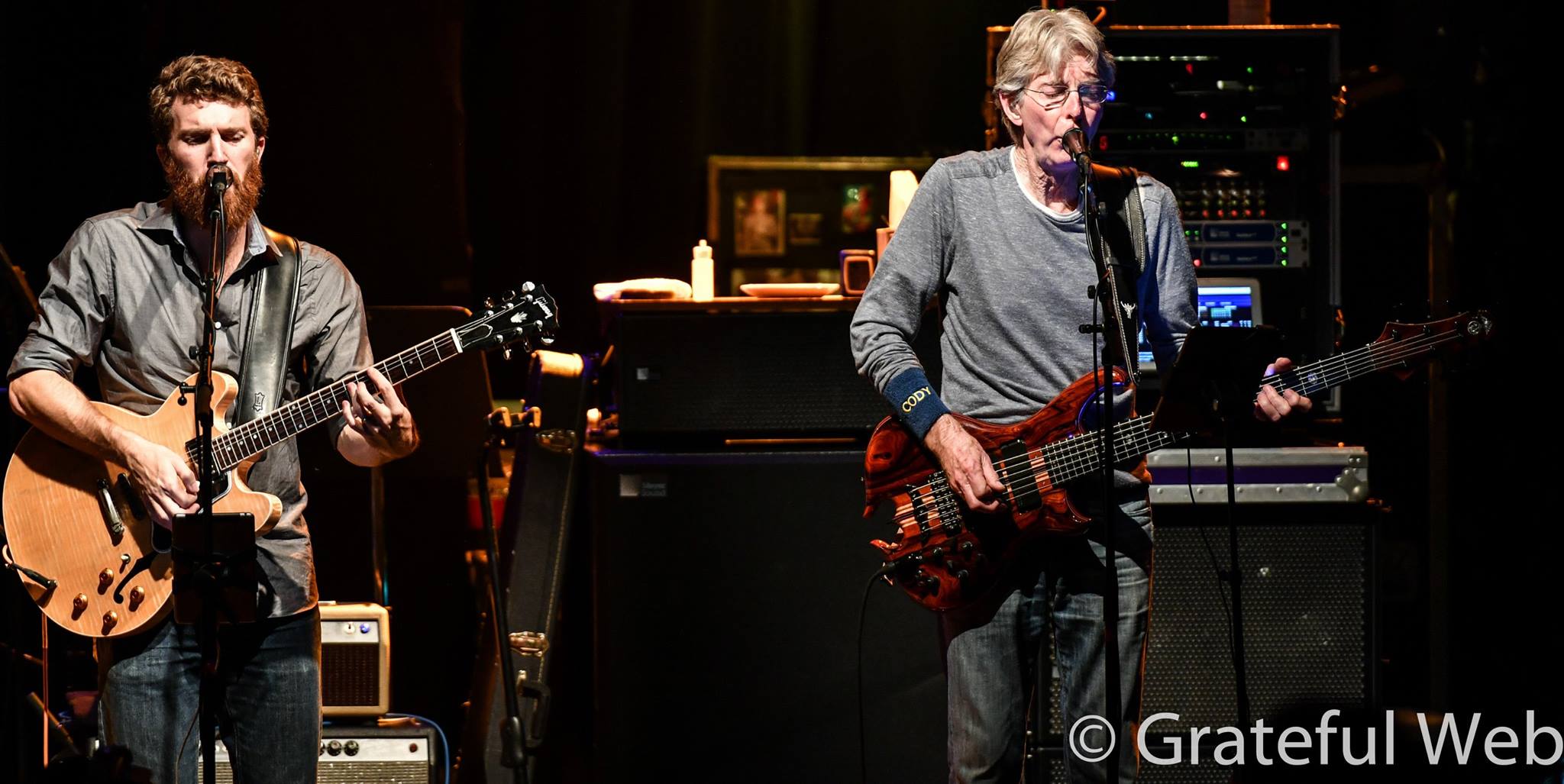 Grahame and Phil Lesh