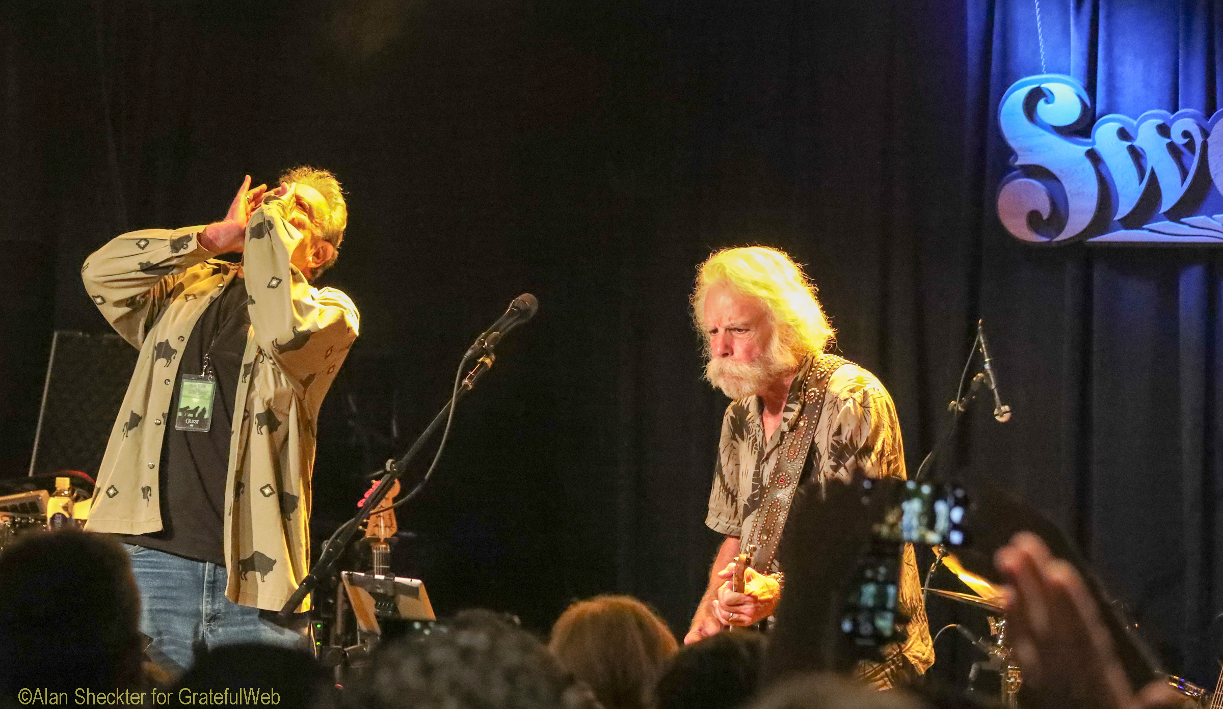  Steve Parish singing to the sky while Weir played "Happy Birthday