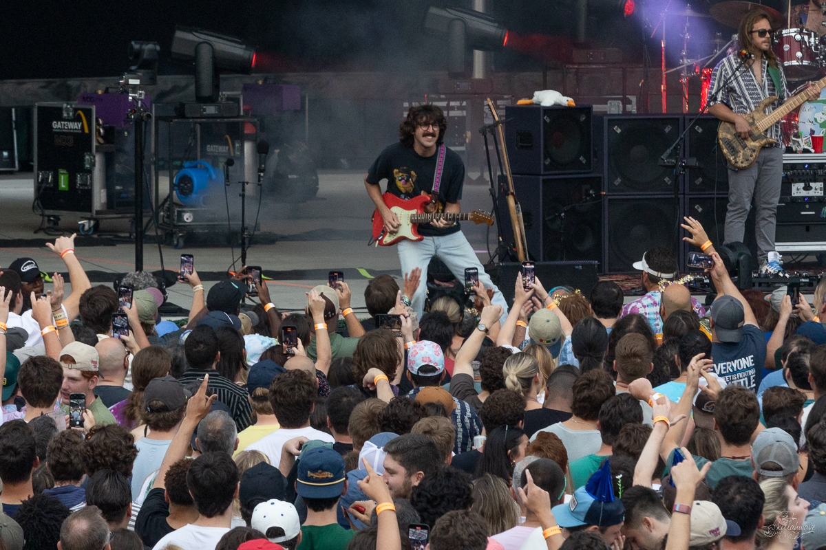 Peter Anspach with the rock star moves | Forest Hills Stadium