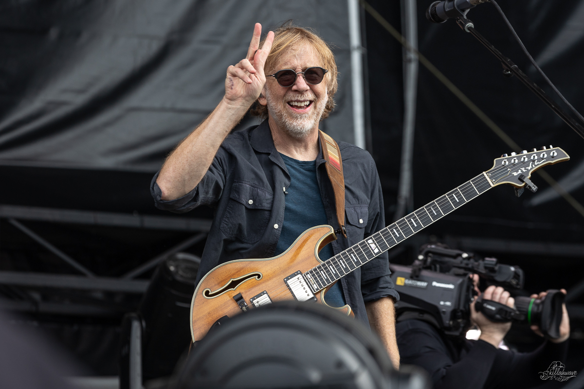 Guitarist Trey Anastasio was all smiles | Phish