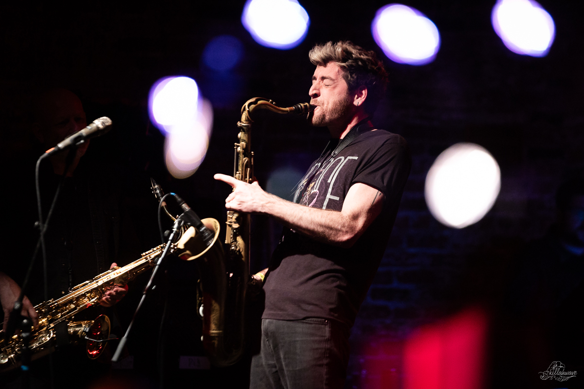 Saxophonist Lucas Ellman sat in | Galactic