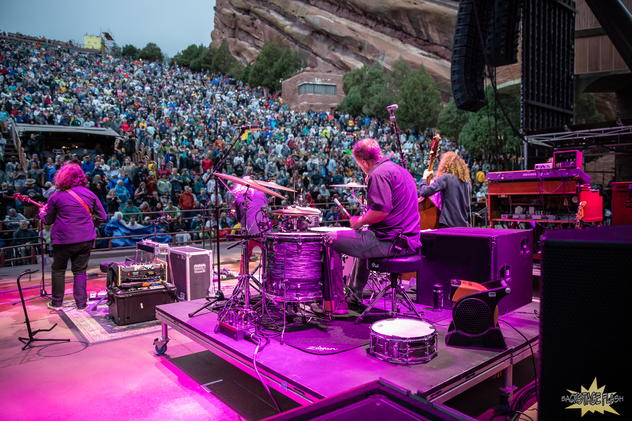 RRE at Red Rocks - photo by Backstage Flash