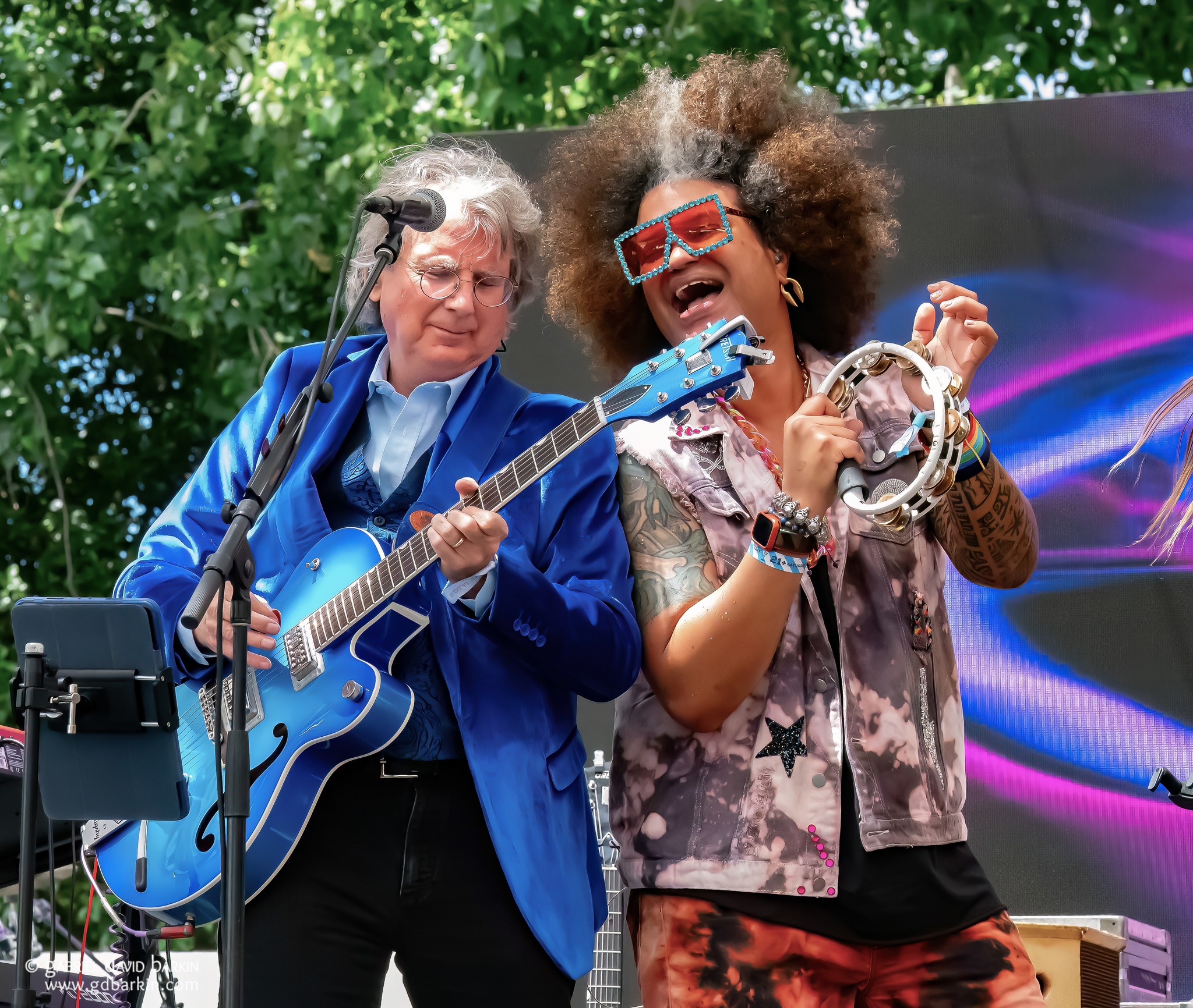 Roger McNamee and Dylan Chambers of Moonalice at BottleRock Napa Valley