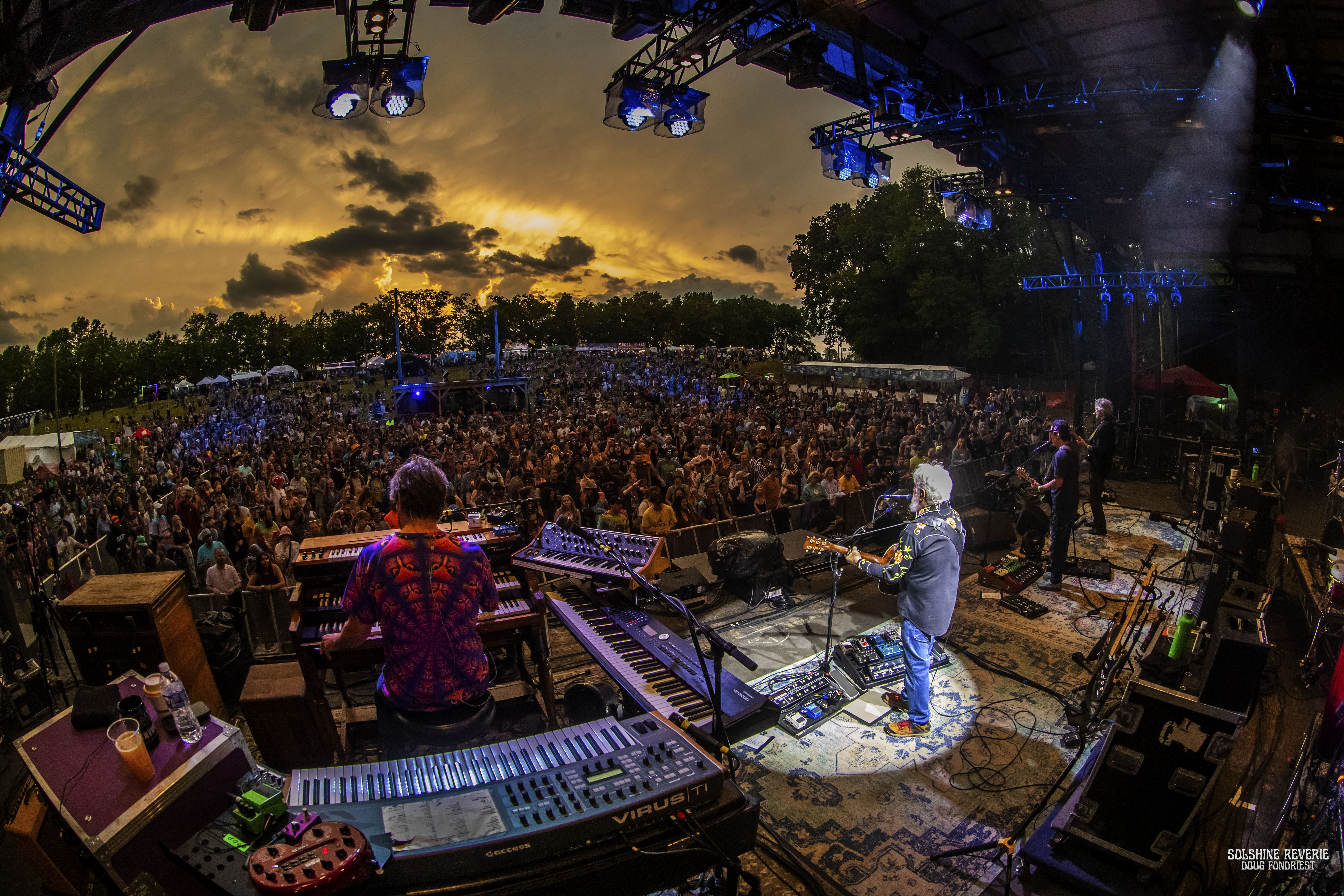 String Cheese Incident finally performs on the Moonshine Stage | Photo by Doug Fondriest