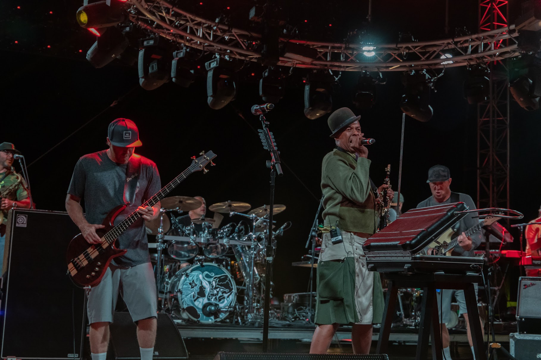 Angelo Moore sitting in with Slightly Stoopid
