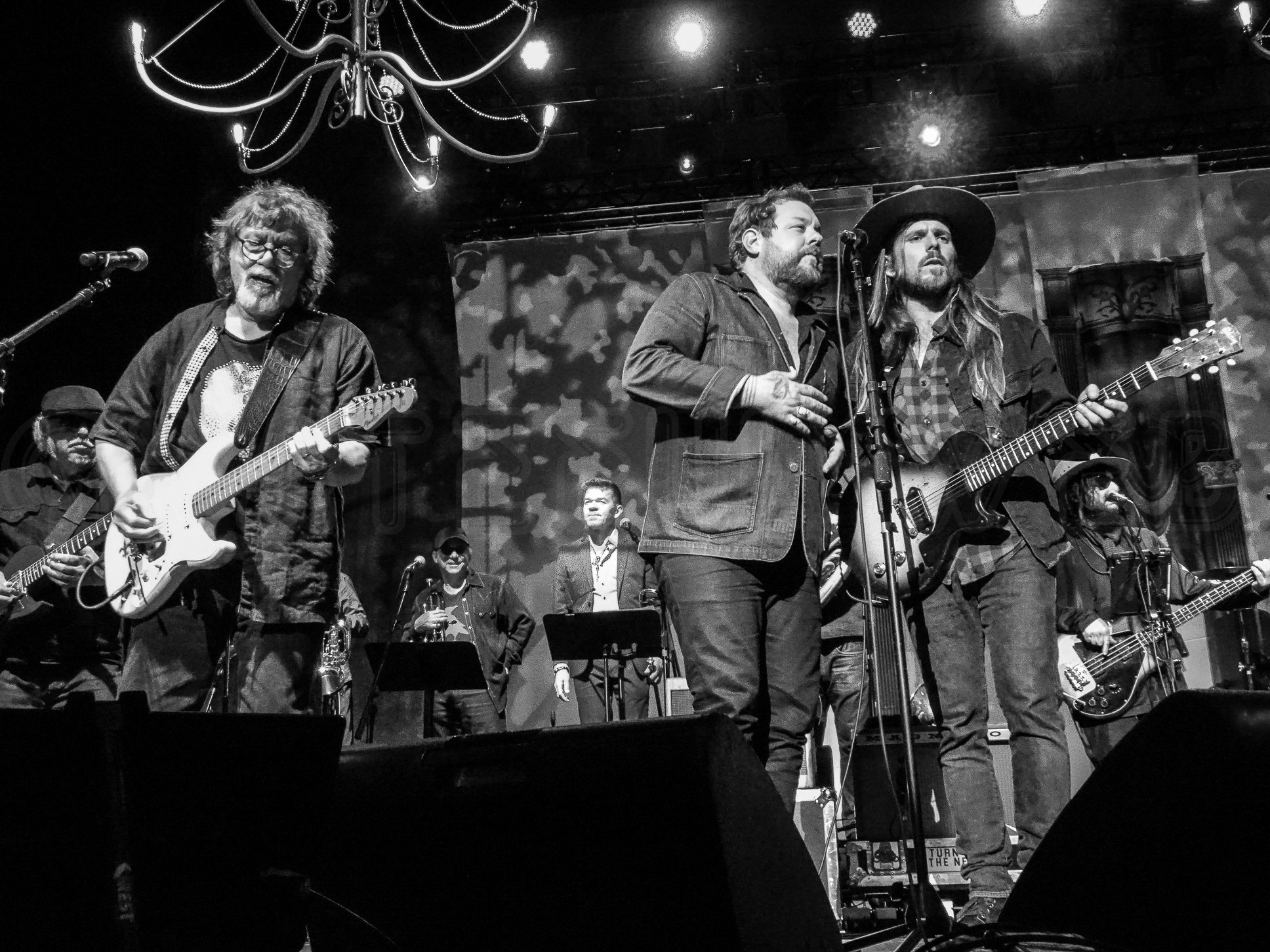 Dave Malone, Nathaniel Rateliff, and Lukas Nelson