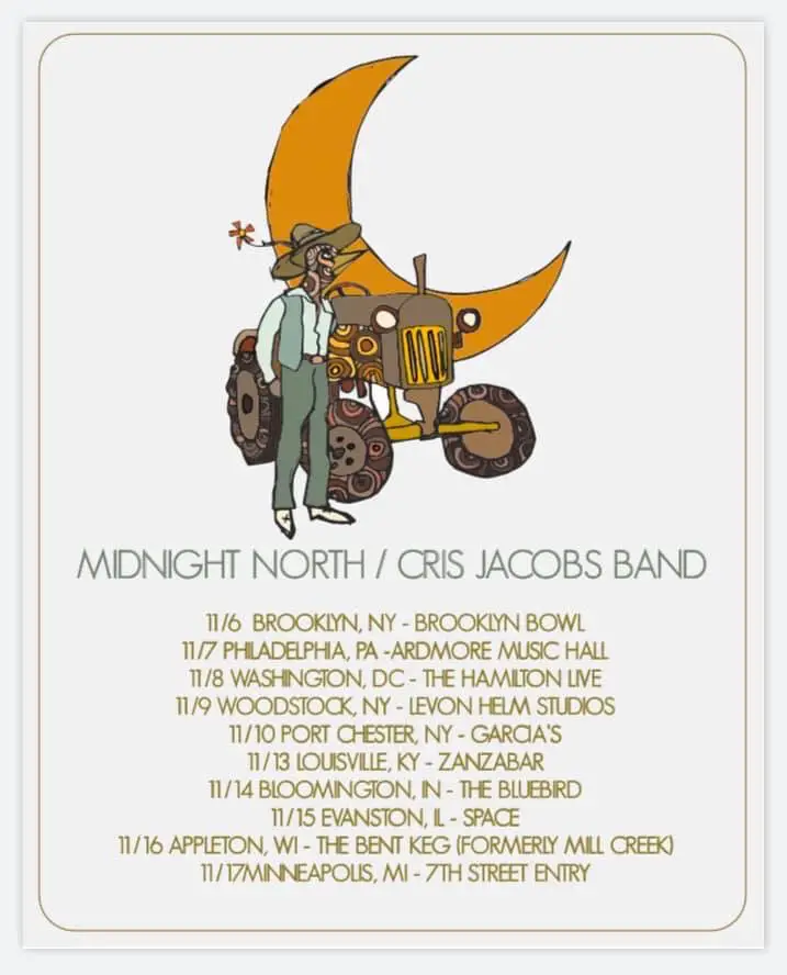 Cris Jacobs + Midnight North on tour