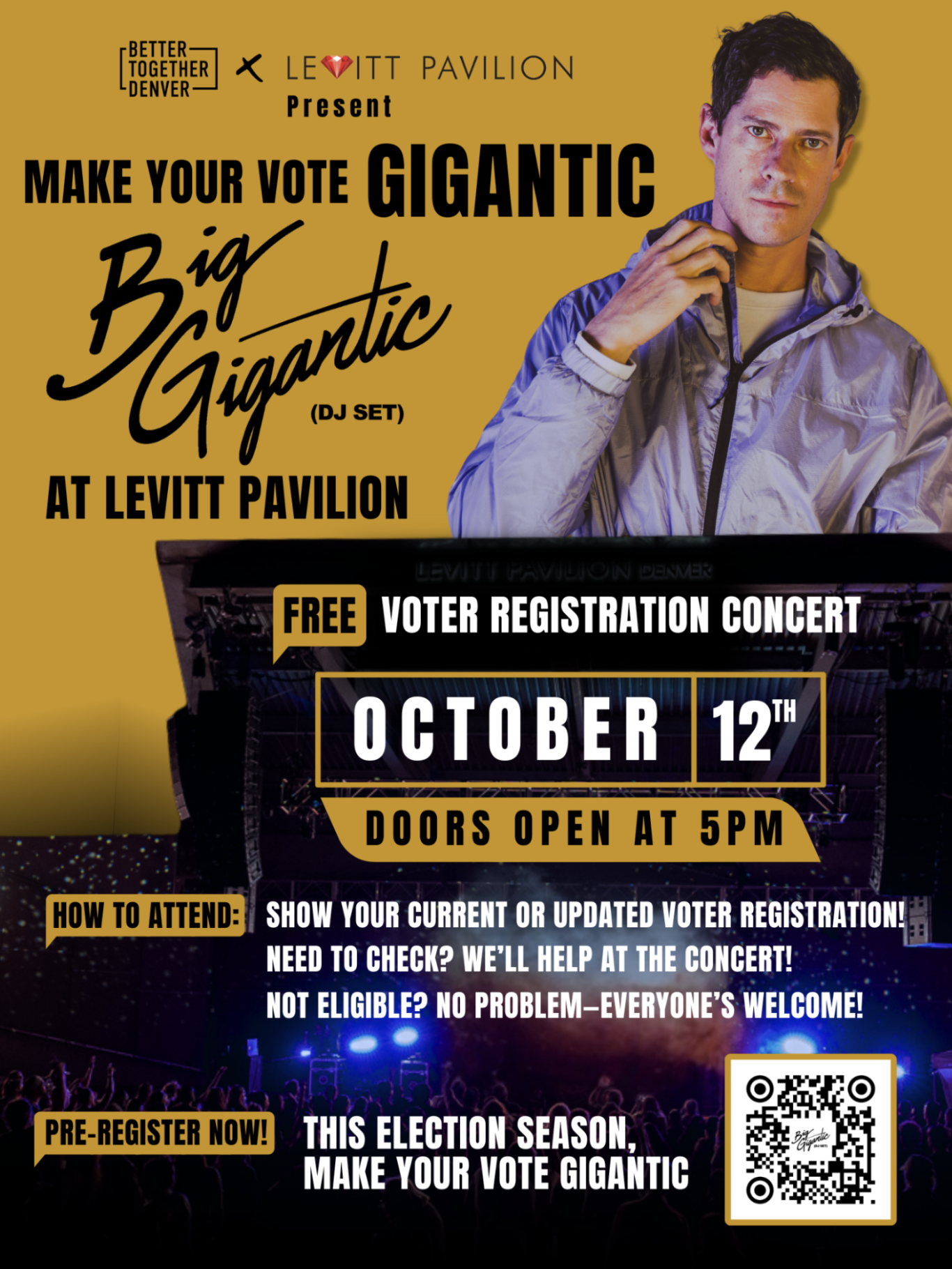 Free Concert Aims to Encourage Voter Registration & Participation Among Denverites