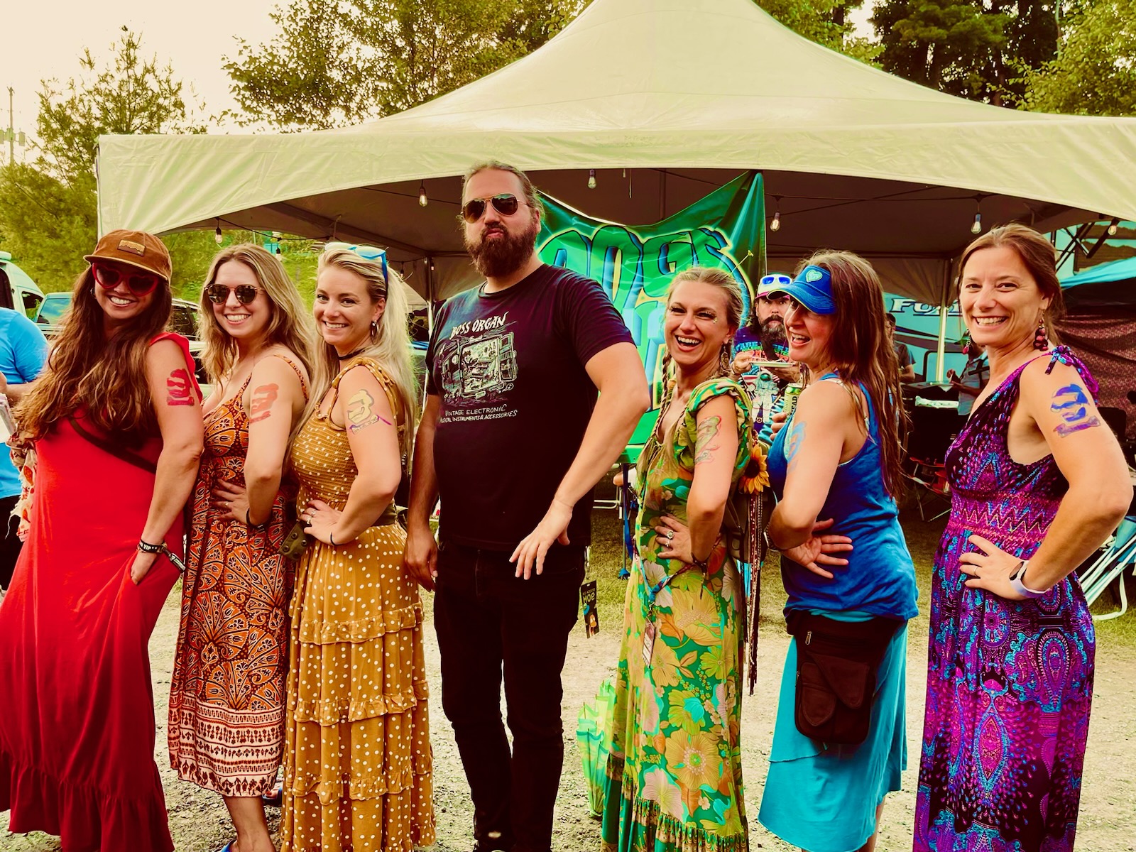 Rainbow Sunday Fam with Nate Wilson of moe. at ADK ‘23 - photo by Marinda Snow