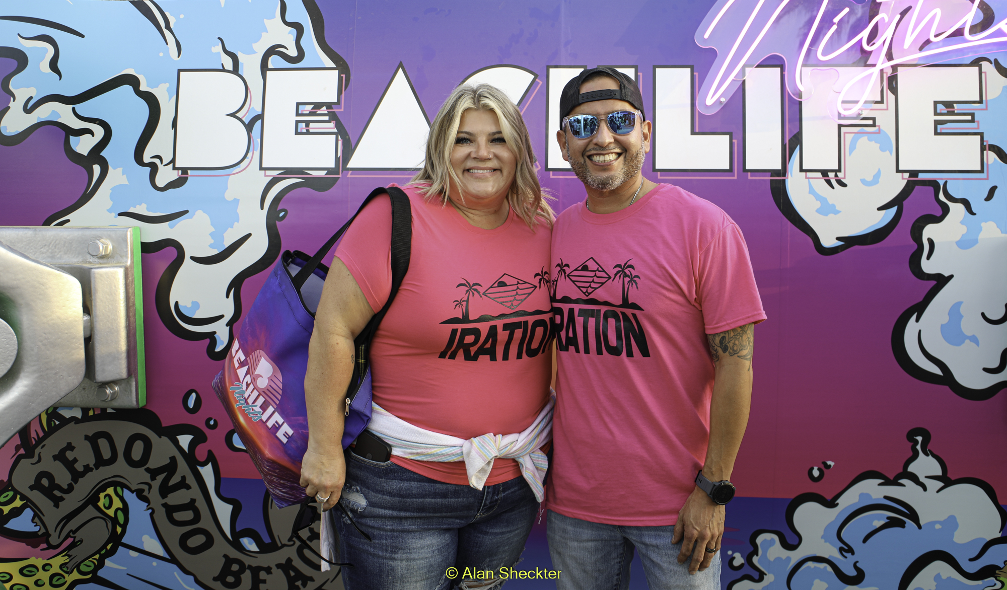 Iration fans, Jessica and Andy Castañeda at BeachLife Nights