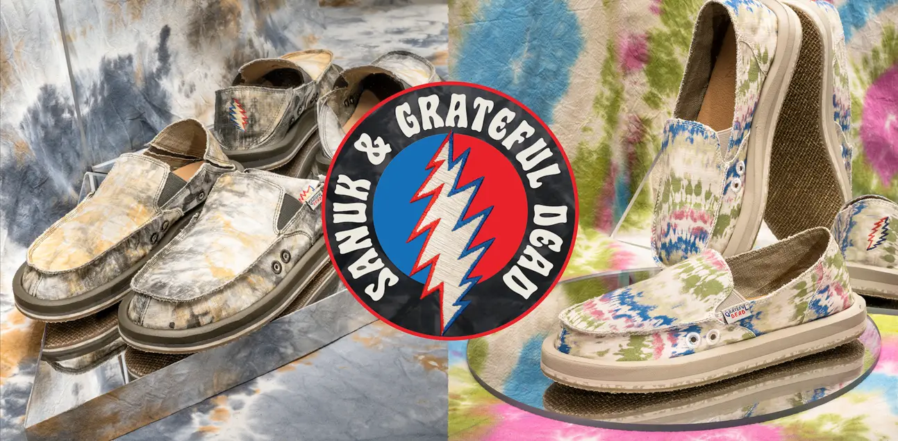 Sanuk Drops Sustainable Capsule Collection With The Grateful Dead