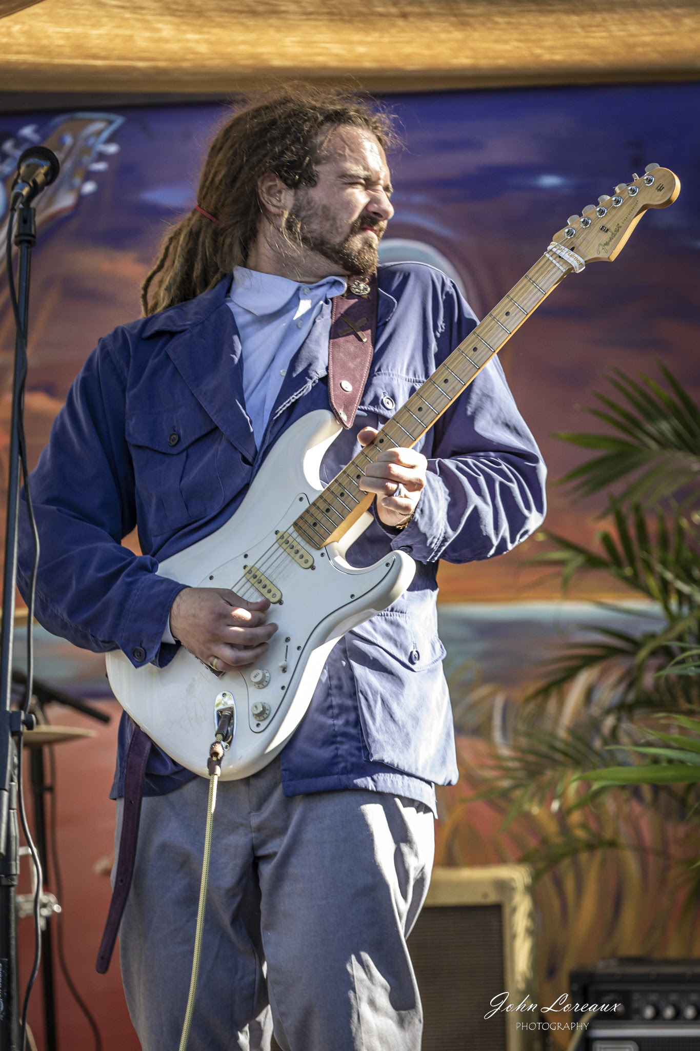 Guitarist/frontman Denny Shiffler of Twisted Livin' (Photo By John Loreaux)