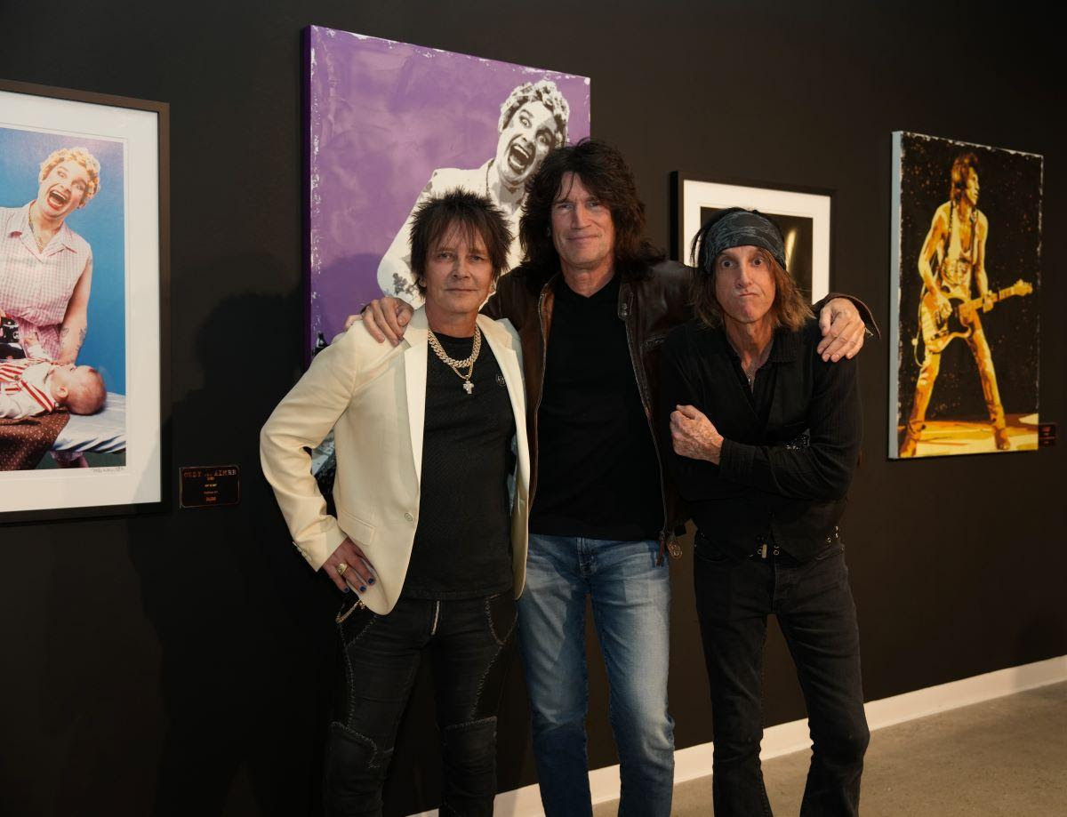 L-R: Billy Morrison, Tommy Thayer, and Mark Weiss - Credit for all photos: Jane Stuart