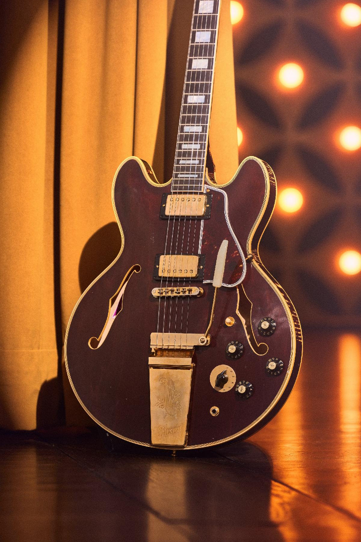 Above: the Gibson B.B. King “Rumble in the Jungle” 1974 ES-355​