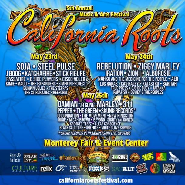 5th Annual California Roots Music & Arts Festival over Memorial Day