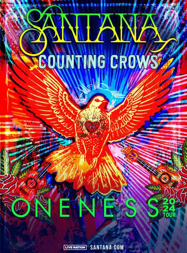 Carlos Santana and Counting Crows Announce the Oneness Tour Across