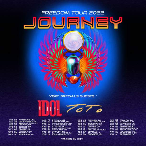 ROCK & ROLL HALL OF FAME LEGENDS JOURNEY ANNOUNCE FREEDOM TOUR