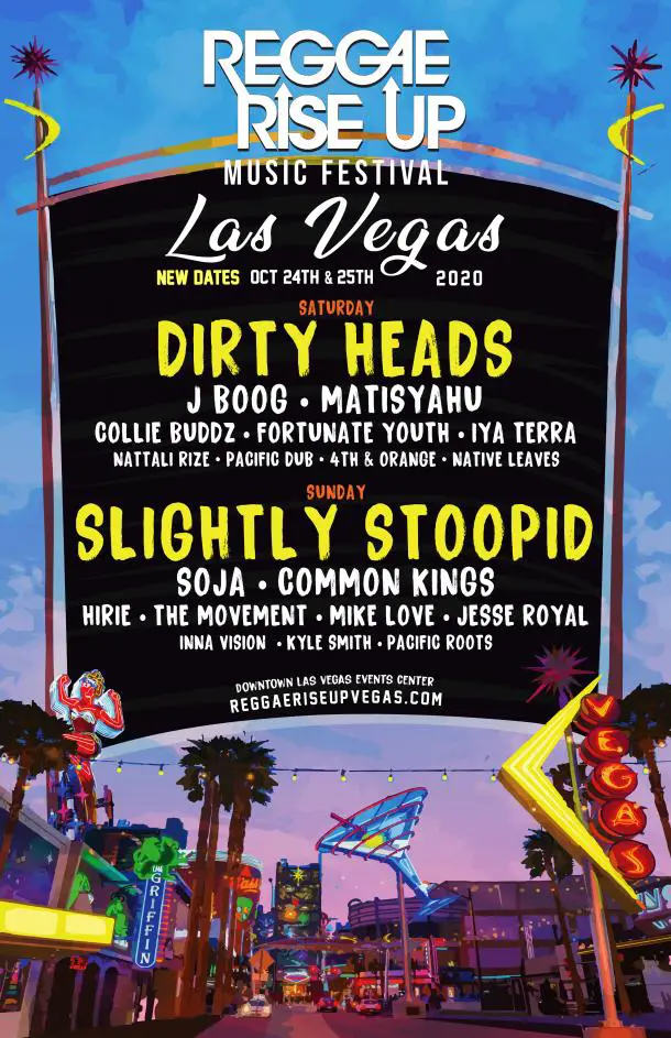 Reggae Rise Up Announces New Dates & Lineup Adjustments for 2020 Vegas