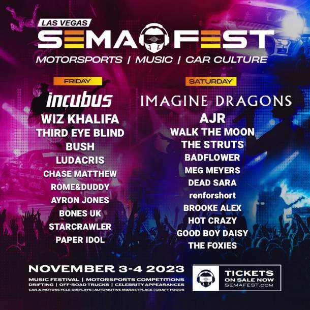 SEMA FEST MAKING ITS DEBUT NOVEMBER 34, 2023 IN LAS VEGAS Grateful Web