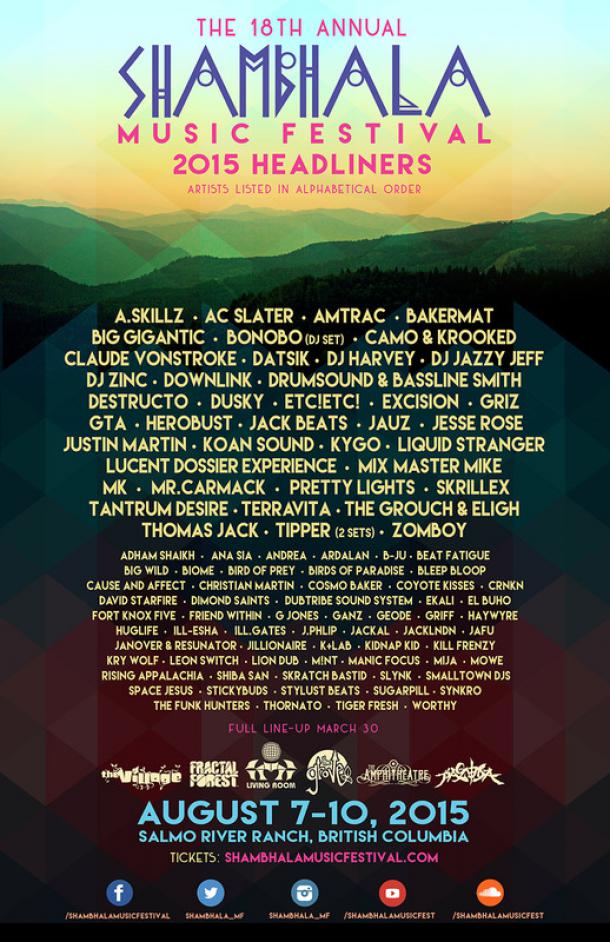 Festival deals 2015 lineup