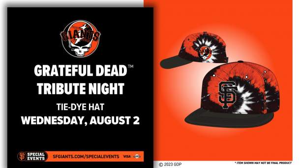 9 August, 2010: San Francisco Giants mascot LOU SEAL wearing a tie-dye shirt  with the Grateful Dead logo during Jerry Garcia tribute night at AT&T Park  in San Francisco, California. The San