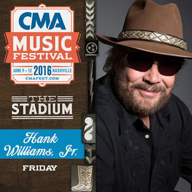 Hank Williams Jr. to play CMA Music Fest. Grateful Web