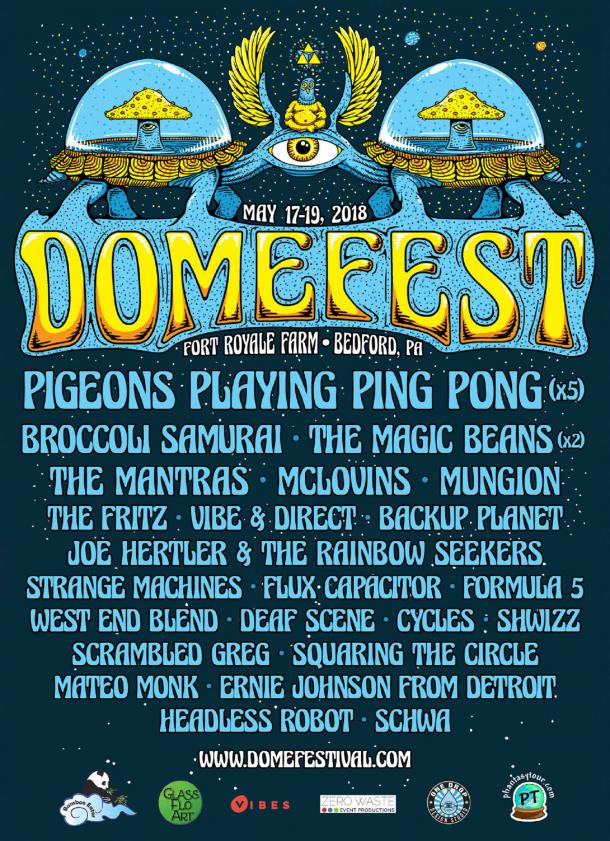 Pigeons Playing Ping Pong Presents Final Domefest 2018 Lineup ...