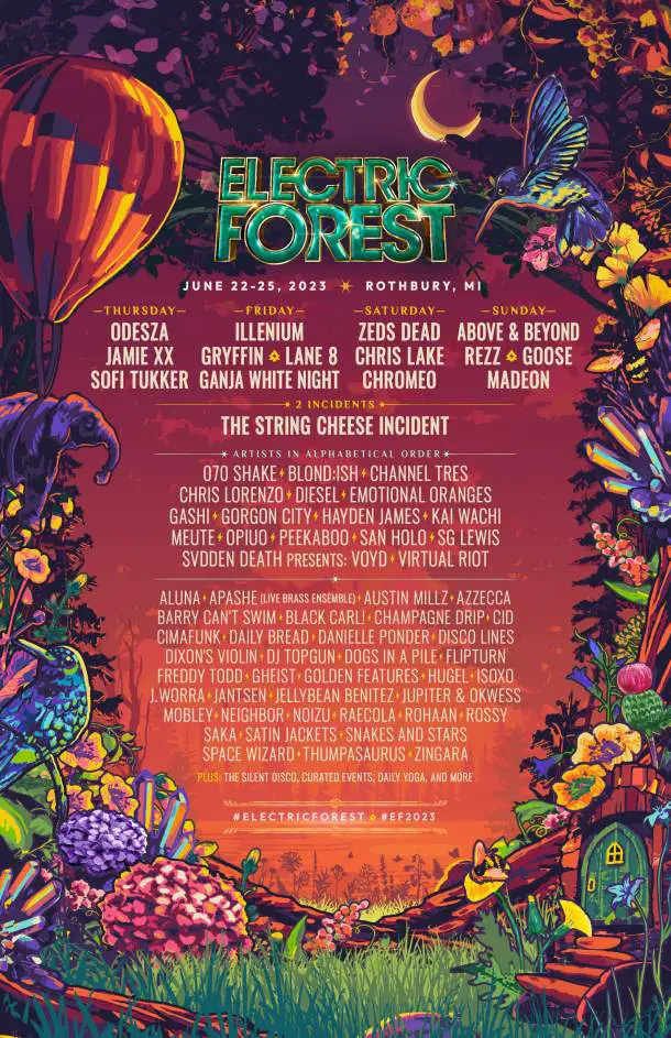 Daily Bread Electric Forest 2023 