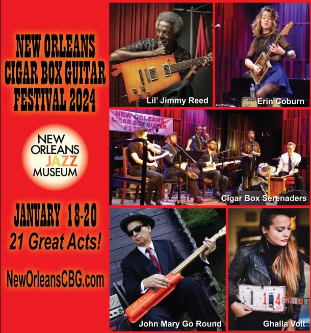 8th Annual New Orleans Cigar Box Guitar Festival Returns to New Orleans