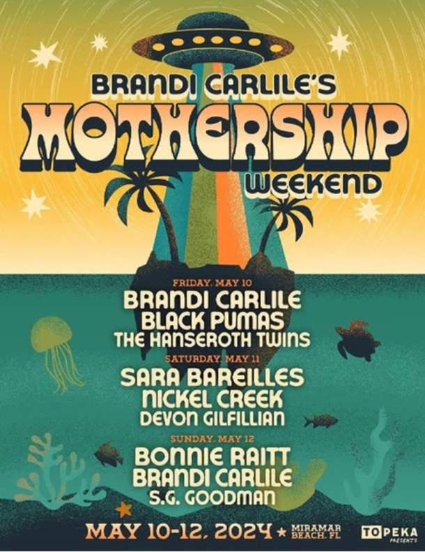 Brandi Carlile's "Mothership Weekend" returning in 2024 Grateful Web