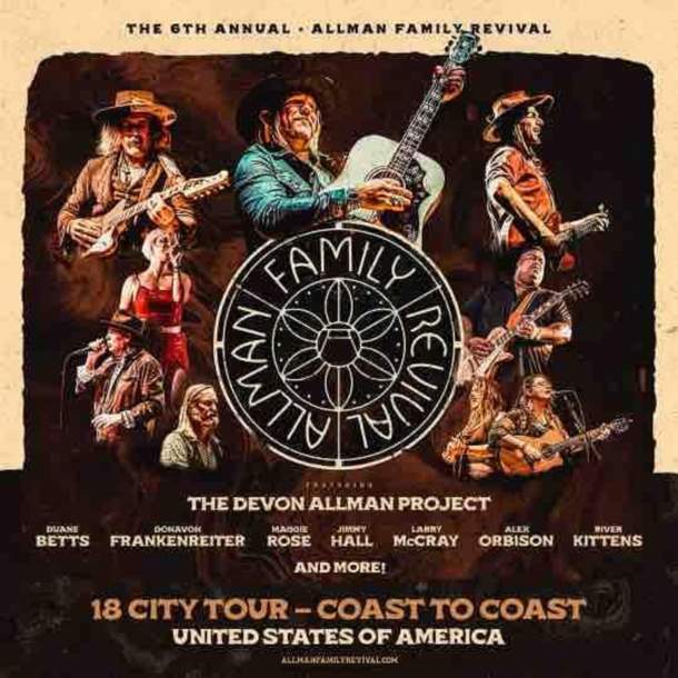 Announcing the sixth annual Allman Family Revival Tour Grateful Web