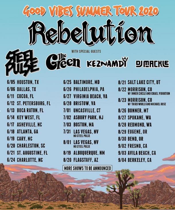 Rebelution - good vibes summer 2025 tour 2023