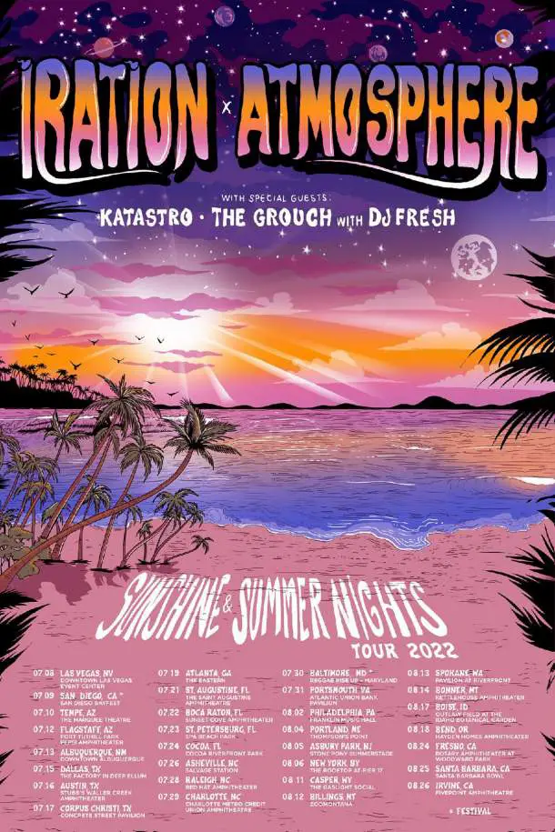 Iration and Atmosphere Announce "Sunshine & Summer Nights Tour