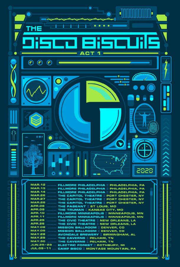 The Disco Biscuits Announce Act 1 2020 Tour | Grateful Web