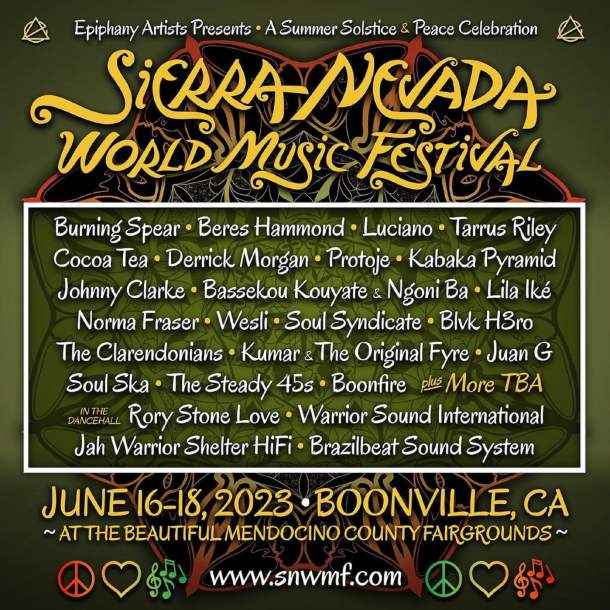 Sierra Nevada World Music Festival A Summer Solstice & Peace