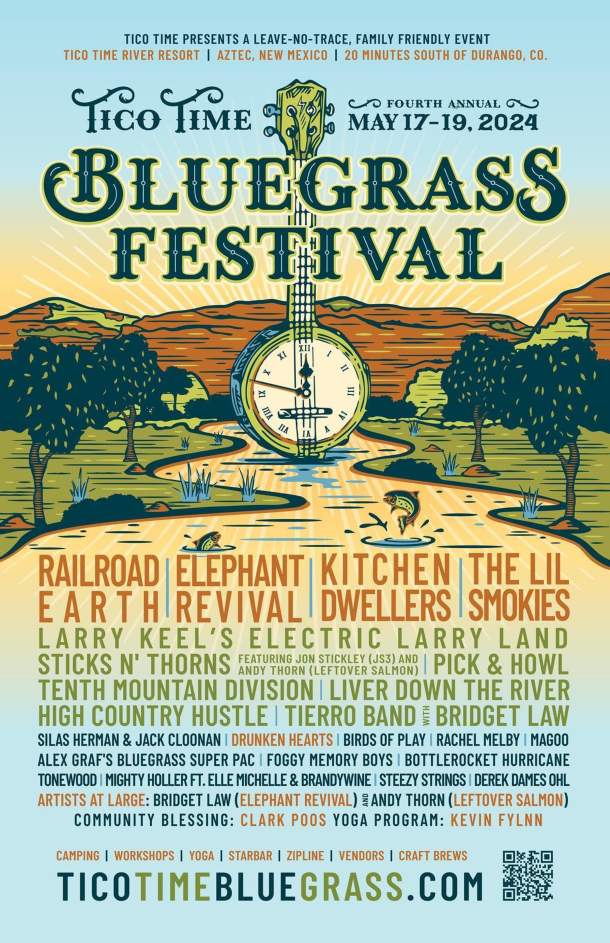 Tico Time Bluegrass Festival Announce 2024 Lineup Grateful Web