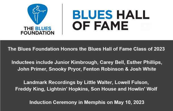 Blues Hall Of Fame 2023 Inductees Announced | Grateful Web